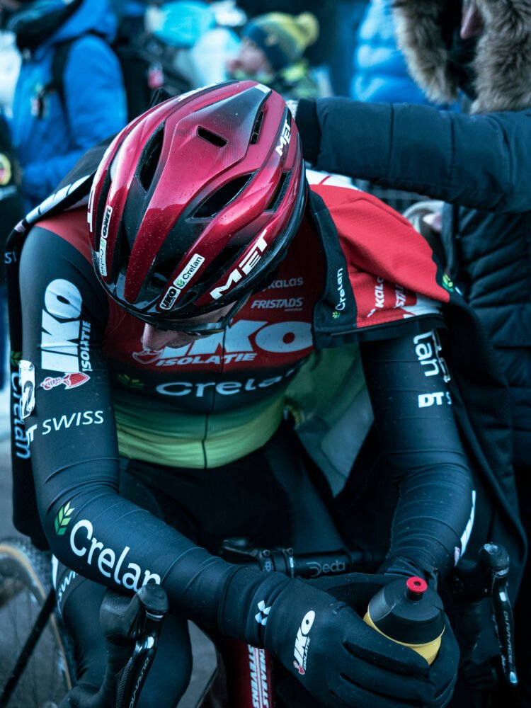 Diether Sweeck at the Val di Sole World Cup 2021