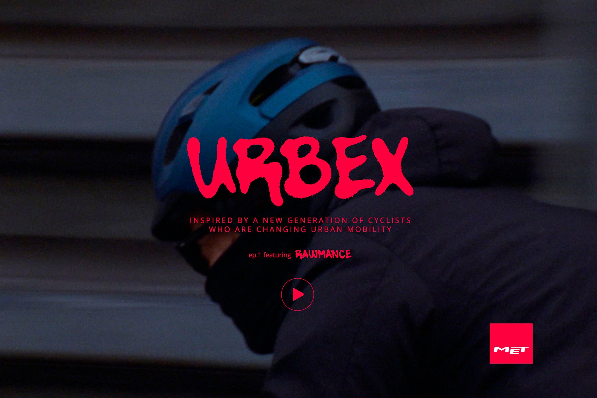 MET Urbex Mips E-Bike Urban Helmet with magnetic light